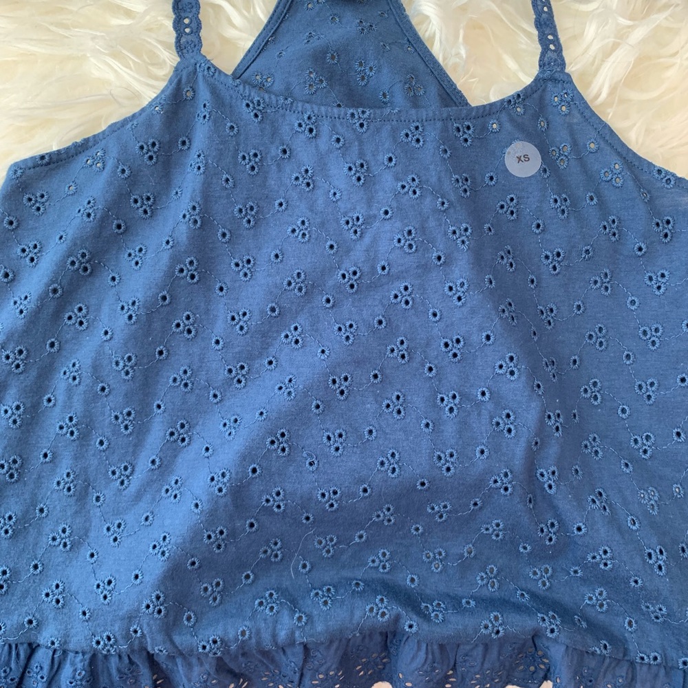 Blue tank top